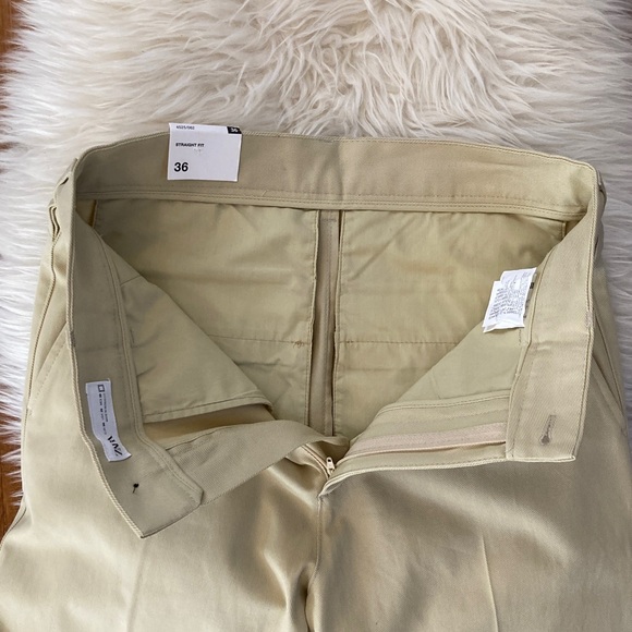 Zara High-Waist Pocket Detail Straight Leg Twill Pants - Picture 4 of 15